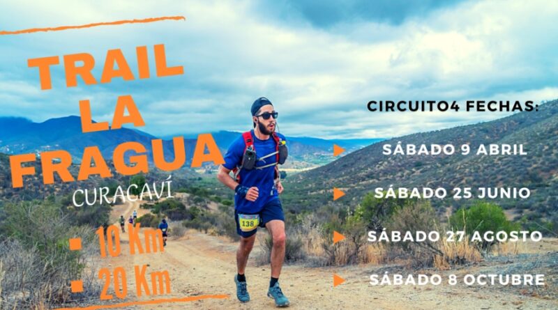 En Curacaví se realizará el Circuito La Fragua Trail 2022, con distancias de 10 y 20K