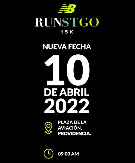 New Balance realizará "RunStgo15K" el próximo 10 de abril en la comuna de Providencia