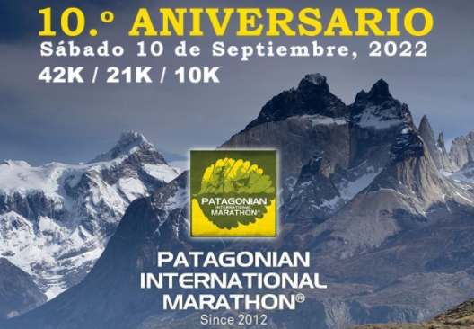 El 10 de septiembre se realizará el Patagonian International Marathon que cumple 10 años, y quieren celebrarlo con todos los corredores que participen este 2022.